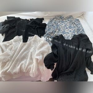 Size Sx blouses: Rebecca Taylor, Max Studio, Astr Label, Wayf